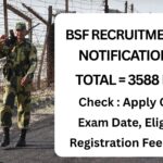 BSF Constable Tradesman Recruitment 2025