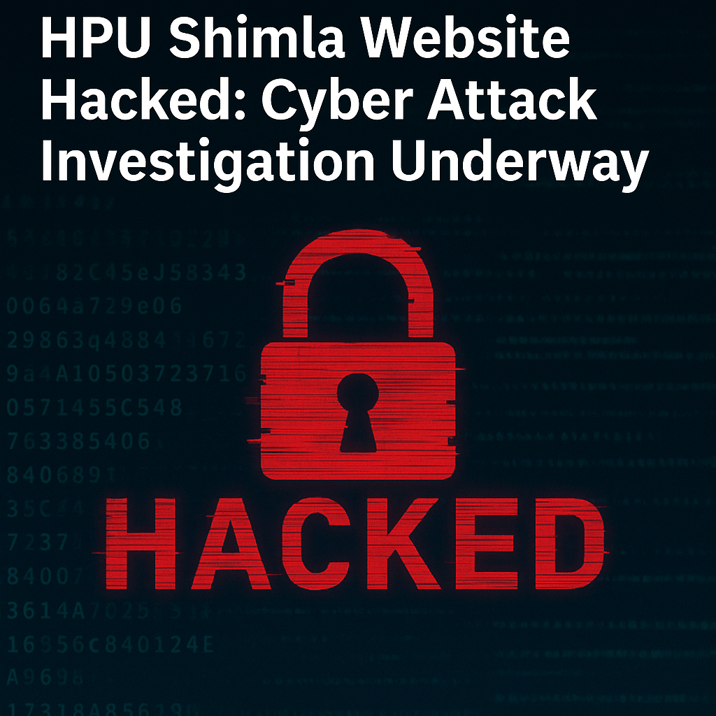 HPU Shimla Website Hacked: Cyber Attack Investigation Underway