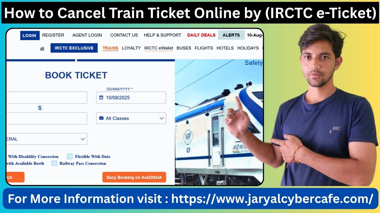 How to Cancel Train Ticket Online Step-by-Step Guide (IRCTC e-Ticket)