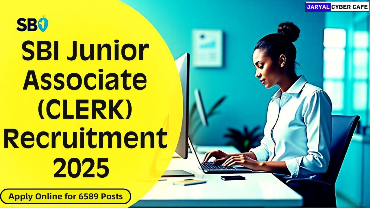 SBI Junior Associate Clerk Recruitment 2025 Apply Online, Notification PDF, Eligibility Criteria, Exam Date and Vacancy Details