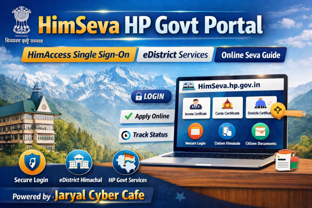 HimSeva HP Govt Portal Guide 2026 HimAccess Login & eDistrict