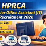 HPRCA Junior office Assistant (IT) Recruitment 2026 – Apply Online, Eligibility, Syllabus etc.