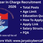 ECHS Officer In Charge Recruitment 2026 – Apply Online, Eligibility